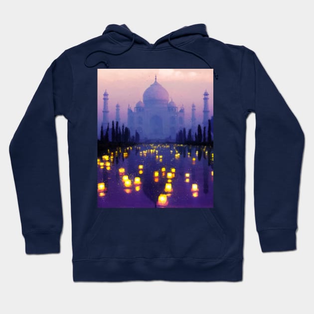 Temple Of The Oasis Hoodie by Jarrodjvandenberg